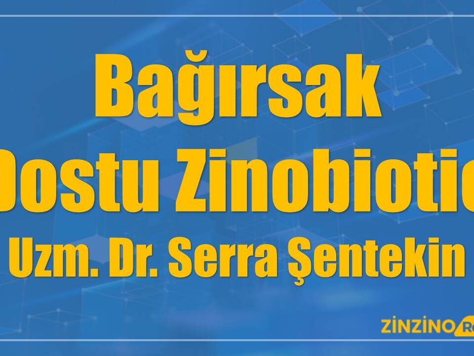 Bağırsak Dostu Zinobiotic - Uzm. Dr. Serra Şentekin